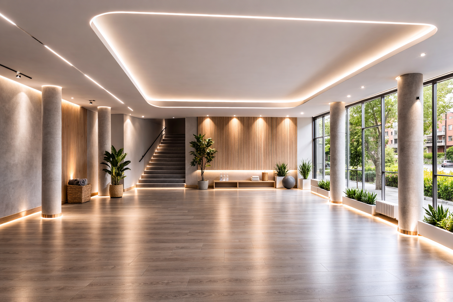 reforma integral de local para sala de fitness